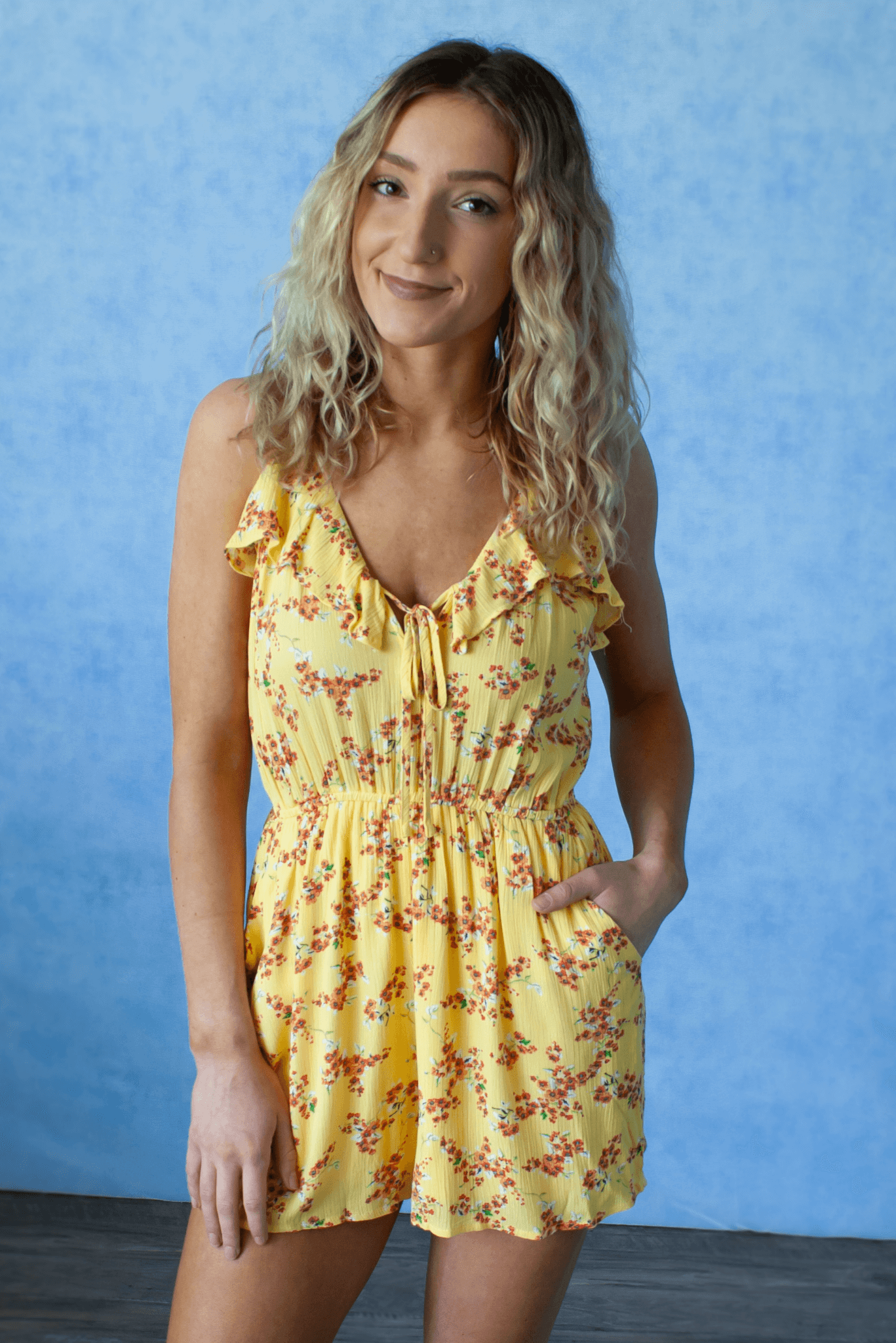 Sweet Buttercup Romper
