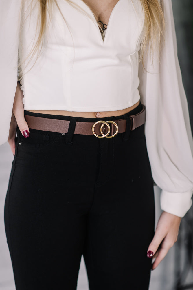 Night is Young Coffee Fashion Belt