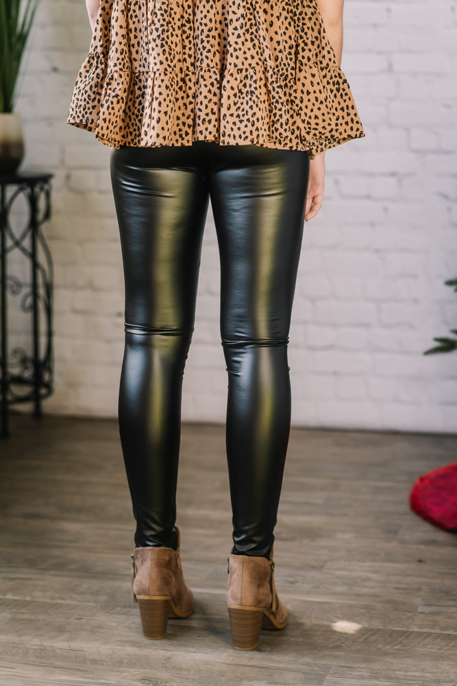 Always Wild Stretchy Leather Leggings